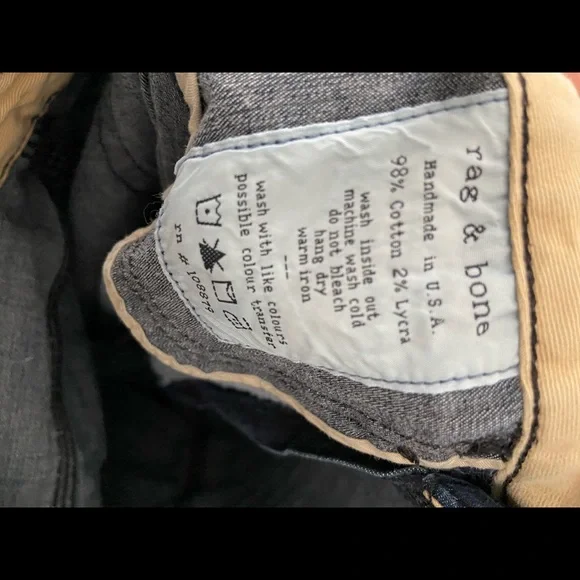 Rag & Bone high rise skinny jeans 26 - EUC - Picture 5 of 5